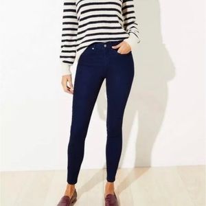 New LOFT Cozy Denim Leggings Jeans Jeggings Size 27